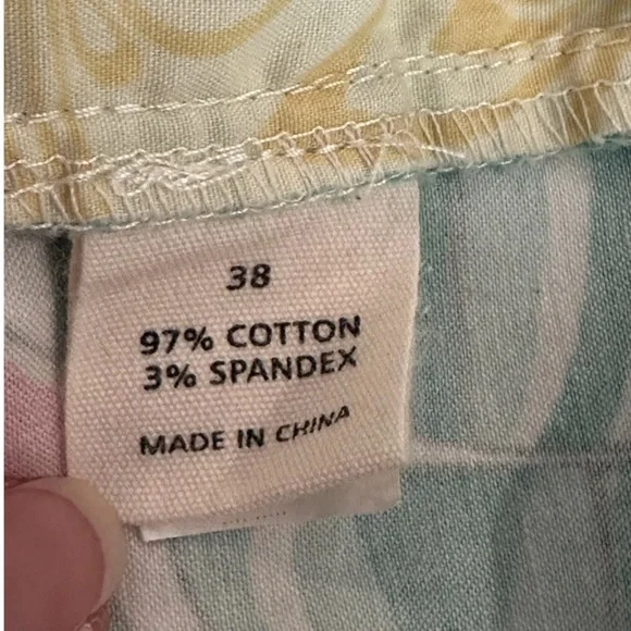 Loudmouth Men's Golf Shorts Pink Shark Size 38 Flat Front - Picture 4 of 4